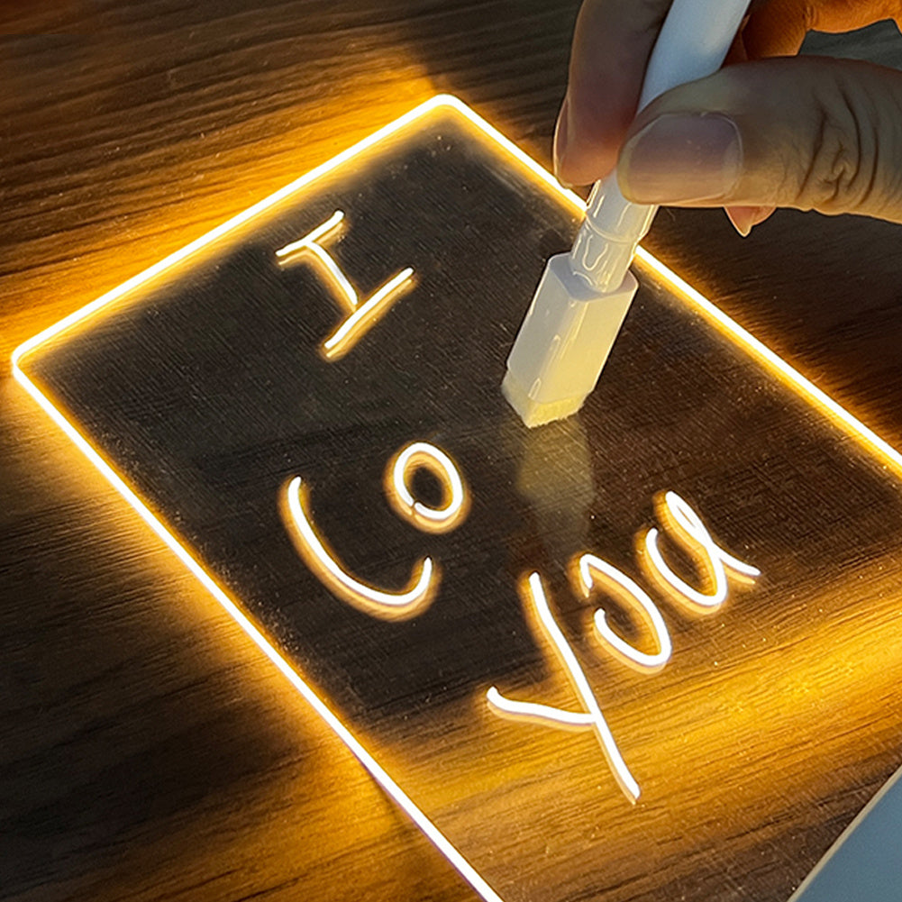 Creative Note Board: Light Up Your Messages in Style