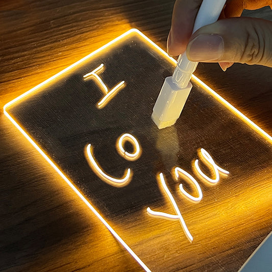 Creative Note Board with Night Lamp